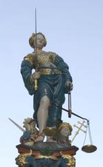 Statue of Lady Justice: Hans Gieng, 1543.