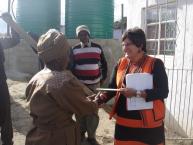 Receiving R1,000 from Gugu