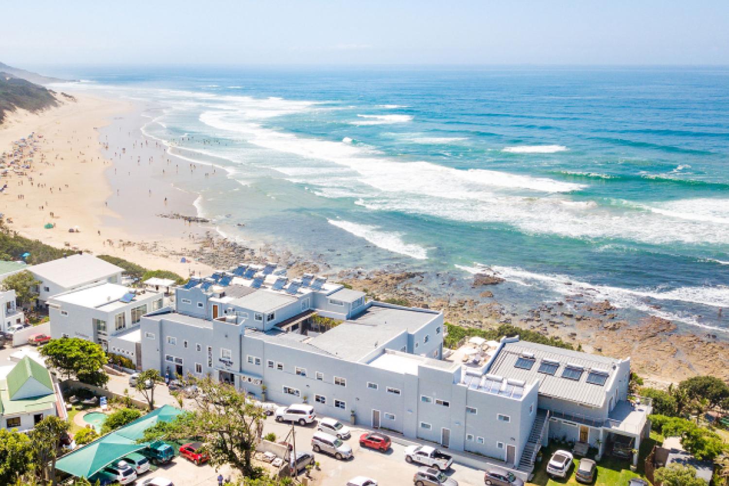 The Morgan Bay Hotel is located right on the beach