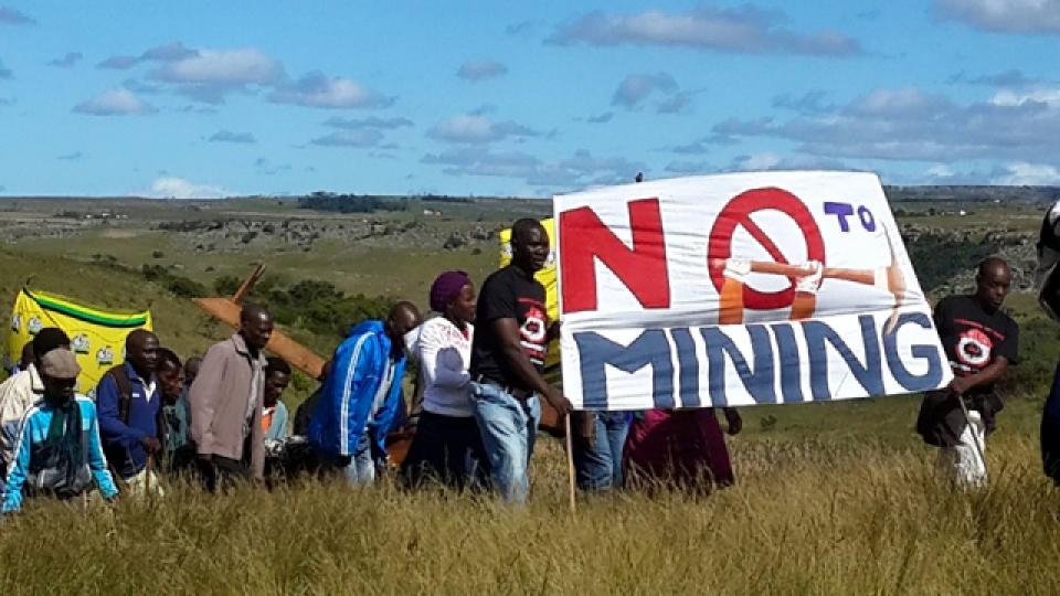 No Mining Protest 2008